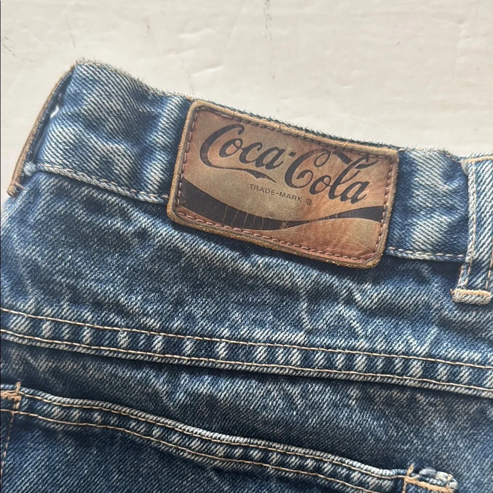 Vintage RARE High Rise Coca Cola Jeans - Picture 2 of 16